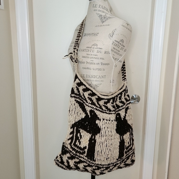 Vintage Handknit Morral Shoulder Bag - Picture 2 of 11